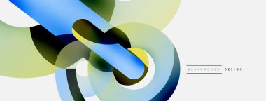 Soyut arkaplanı çember içine al. Duvar kağıdı afişi arkaplan kartı veya iniş sayfası için vektör illüstrasyonu