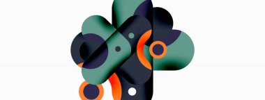 Yaratıcı geometrik duvar kağıdı. Minimum baloncuk oku ve çemberin soyut arkaplanı. Duvar kağıdı, afiş, arkaplan veya iniş için tekno iş şablonu