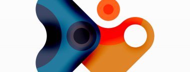 Yaratıcı geometrik duvar kağıdı. Minimum baloncuk oku ve çemberin soyut arkaplanı. Duvar kağıdı, afiş, arkaplan veya iniş için tekno iş şablonu