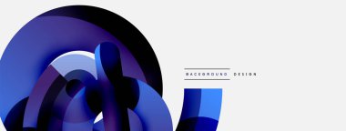 Soyut arkaplanı çember içine al. Duvar kağıdı afişi arkaplan kartı veya iniş sayfası için vektör illüstrasyonu