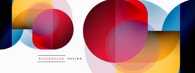 Geometrik asgari duvar kağıdı. Geometrik şekiller. Duvar kağıdı afişi veya iniş sayfası için vektör illüstrasyonu