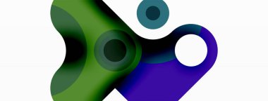 Yaratıcı geometrik duvar kağıdı. Minimum baloncuk oku ve çemberin soyut arkaplanı. Duvar kağıdı, afiş, arkaplan veya iniş için tekno iş şablonu