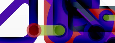 Geometrik ilkeller. Çizgiler, çemberler soyut arkaplan