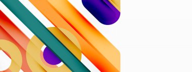 Çizgiler geometrik arkaplan. Çizgiler ve halkalar kompozisyon iş şablonu Duvar kağıdı, afiş, arkaplan veya iniş için