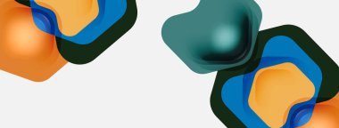 Beyaz arka planda renkli ok şekilleri. Minimum geometrik soyut arkaplan. Duvar kağıdı afişi veya iniş sayfası için vektör illüstrasyonu