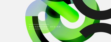 Soyut arkaplanı çember içine al. Duvar kağıdı afişi arkaplan kartı veya iniş sayfası için vektör illüstrasyonu