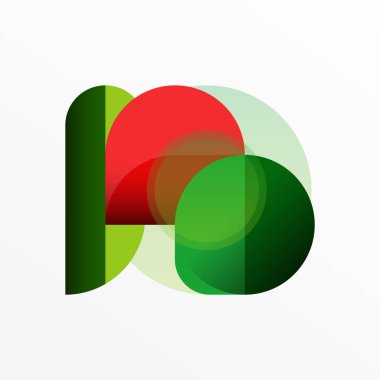 Yuvarlak üçgen çizgileri ve daireleri şekillendirir. Duvar kağıdı afişi arkaplanı veya iniş sayfası için Geometrik vektör çizimi