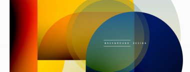 Geometrik asgari duvar kağıdı. Geometrik şekiller. Duvar kağıdı afişi veya iniş sayfası için vektör illüstrasyonu