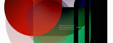 Yaratıcı geometrik duvar kağıdı. Asgari çember üçgen ve kare çizgi soyut arkaplan. Duvar kağıdı afişi veya iniş sayfası için vektör illüstrasyonu