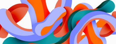 Yaratıcı geometrik duvar kağıdı. Sıvı dalga sıvısı arka planı şekillendirir. Duvar kağıdı, afiş, arkaplan veya iniş için tekno iş şablonu