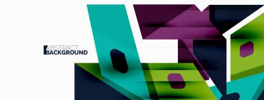 Soyut çizgi ve üçgen arkaplan. Yaratıcı geometrik soyut arkaplan. Duvar kağıdı, afiş, arkaplan veya iniş için iş şablonu