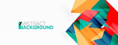 Soyut çizgi ve üçgen arkaplan. Yaratıcı geometrik soyut arkaplan. Duvar kağıdı, afiş, arkaplan veya iniş için iş şablonu