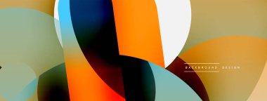 Soyut arkaplanı çember içine al. Duvar kağıdı afişi arkaplan kartı veya iniş sayfası için vektör illüstrasyonu