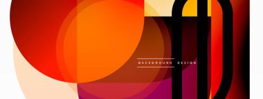 Yaratıcı geometrik duvar kağıdı. Asgari çember üçgen ve kare çizgi soyut arkaplan. Duvar kağıdı afişi veya iniş sayfası için vektör illüstrasyonu