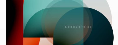 Geometrik asgari duvar kağıdı. Geometrik şekiller. Duvar kağıdı afişi veya iniş sayfası için vektör illüstrasyonu