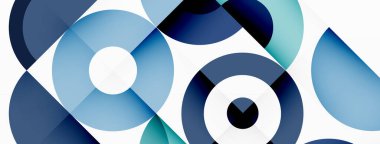 Temiz bir çember arka planı. Duvar kağıdı, pankart, arkaplan veya iniş için renkli şablon