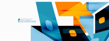 Soyut çizgi ve üçgen arkaplan. Yaratıcı geometrik soyut arkaplan. Duvar kağıdı, afiş, arkaplan veya iniş için iş şablonu