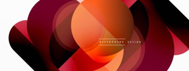 Geometrik asgari duvar kağıdı. Geometrik şekiller. Duvar kağıdı afişi veya iniş sayfası için vektör illüstrasyonu