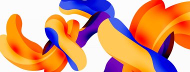 Yaratıcı geometrik duvar kağıdı. Sıçrama şekilleri kompozisyon arkaplanı. Duvar kağıdı, afiş, arkaplan veya iniş için tekno iş şablonu