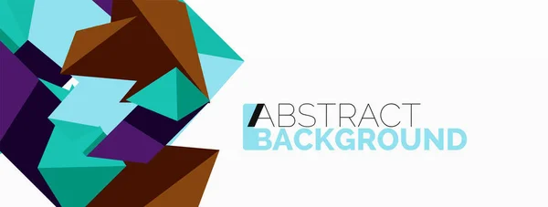 Abstrakte Linie Und Dreieck Hintergrund Kreative Geometrische Abstrakte Kulisse Geschäftsvorlage — Stockvektor