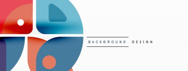 Çizgiler, kareler, daireler ve üçgenler. Duvar kağıdı, pankart, arkaplan, sunum veya iniş sayfası için Geometrik soyut arkaplan