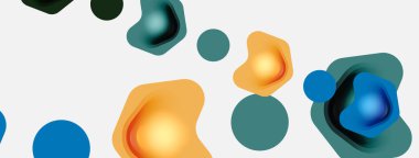 Beyaz arka planda renkli ok şekilleri. Minimum geometrik soyut arkaplan. Duvar kağıdı afişi veya iniş sayfası için vektör illüstrasyonu