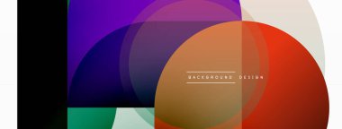 Geometrik asgari duvar kağıdı. Geometrik şekiller. Duvar kağıdı afişi veya iniş sayfası için vektör illüstrasyonu