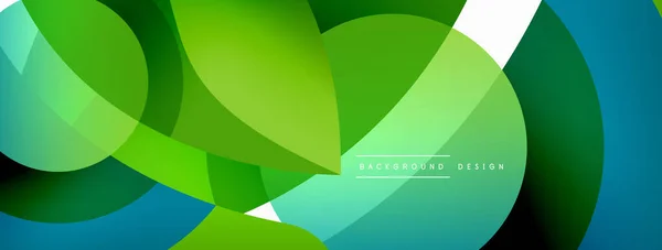 Abstrakter Hintergrund Mit Farbigen Geometrischen Formen Schöne Minimalistische Kulisse Mit — Stockvektor