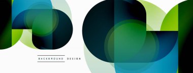 Geometrik asgari duvar kağıdı. Geometrik şekiller. Duvar kağıdı afişi veya iniş sayfası için vektör illüstrasyonu