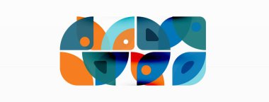 Çizgiler, kareler, daireler ve üçgenler. Duvar kağıdı, pankart, arkaplan, sunum veya iniş sayfası için Geometrik soyut arkaplan