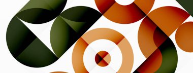 Renkli çember soyut arkaplan. Duvar kağıdı, afiş, sunum, arkaplan şablonu