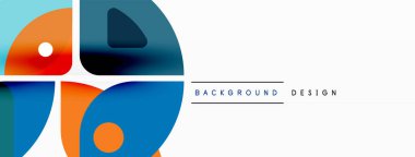 Çizgiler, kareler, daireler ve üçgenler. Duvar kağıdı, pankart, arkaplan, sunum veya iniş sayfası için Geometrik soyut arkaplan