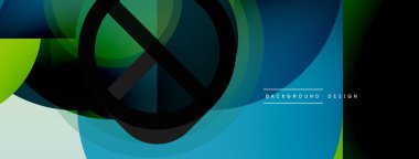 Geometrik asgari duvar kağıdı. Geometrik şekiller. Duvar kağıdı afişi veya iniş sayfası için vektör illüstrasyonu