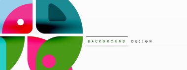 Çizgiler, kareler, daireler ve üçgenler. Duvar kağıdı, pankart, arkaplan, sunum veya iniş sayfası için Geometrik soyut arkaplan