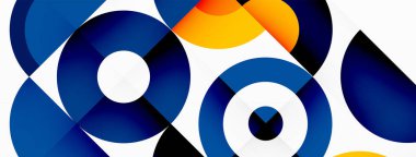 Temiz bir çember arka planı. Duvar kağıdı, pankart, arkaplan veya iniş için renkli şablon