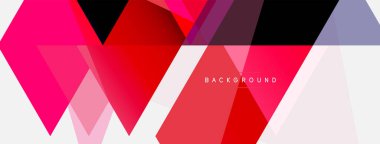 Mozaik üçgenler geometrik arkaplan. Tekno veya iş konsepti, duvar kağıdı, afiş, arkaplan, iniş sayfası deseni