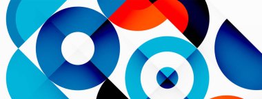 Temiz bir çember arka planı. Duvar kağıdı, pankart, arkaplan veya iniş için renkli şablon