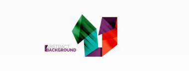 Yaratıcı geometrik duvar kağıdı. Soyut kurdele biçimi kompozisyonu. Duvar kağıdı, afiş, arkaplan veya iniş için tekno iş şablonu