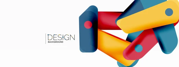 Technisch Minimale Geometrische Achtergrond Creatieve Abstracte Achtergrond Ribbon Stijl Strepen — Stockvector