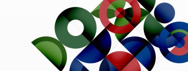 Temiz bir çember arka planı. Duvar kağıdı, pankart, arkaplan veya iniş için renkli şablon