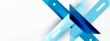 Arka plan dinamik çizgileri geometrik duvar kağıdı. Duvar kağıdı afişi ya da iniş sayfası için çizgili kompozisyon vektör illüstrasyonu