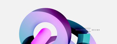 Soyut arkaplanı çember içine al. Duvar kağıdı afişi arkaplan kartı veya iniş sayfası için vektör illüstrasyonu