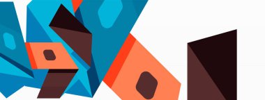 Yaratıcı geometrik duvar kağıdı. Soyut kurdele biçimi kompozisyonu. Duvar kağıdı, afiş, arkaplan veya iniş için tekno iş şablonu