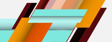 Geçmişi. Geometrik köşegen şekiller ve çizgiler soyut bileşim. Duvar kağıdı afişi veya iniş sayfası için vektör illüstrasyonu