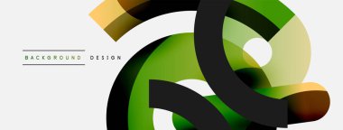 Soyut arkaplanı çember içine al. Duvar kağıdı afişi arkaplan kartı veya iniş sayfası için vektör illüstrasyonu