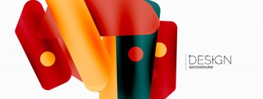 Teknik, geometrik duvar kâğıdı. Yaratıcı soyut arka plan. Duvar kağıdı arkaplanı veya iniş sayfası için kurdele biçimi çizgileri vektör çizimi