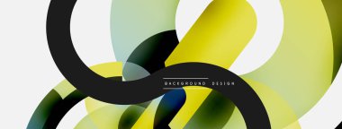 Soyut arkaplanı çember içine al. Duvar kağıdı afişi arkaplan kartı veya iniş sayfası için vektör illüstrasyonu