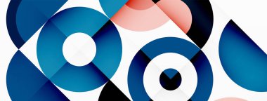 Renkli çember soyut arkaplan. Duvar kağıdı, afiş, sunum, arkaplan şablonu