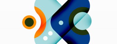 Yaratıcı geometrik duvar kağıdı. Minimum baloncuk oku ve çemberin soyut arkaplanı. Duvar kağıdı, afiş, arkaplan veya iniş için tekno iş şablonu