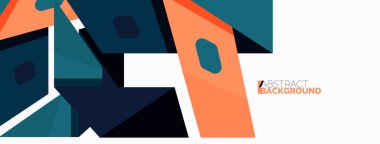 Yaratıcı geometrik duvar kağıdı. Soyut kurdele biçimi kompozisyonu. Duvar kağıdı, afiş, arkaplan veya iniş için tekno iş şablonu